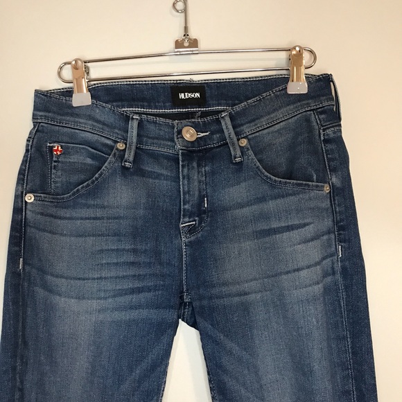 Hudson Bailee baby boot jean light wash flap pockets - Picture 2 of 6